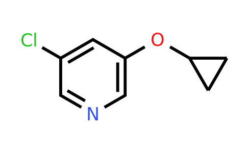 CAS 1243472-47-0 | 3-Chloro-5-cyclopropoxypyridine