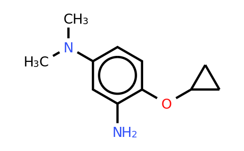 CAS 1243472-50-5 | 4-Cyclopropoxy-1-N,1-N-dimethylbenzene-1,3-diamine