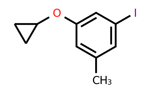 CAS 1243472-51-6 | 1-Cyclopropoxy-3-iodo-5-methylbenzene