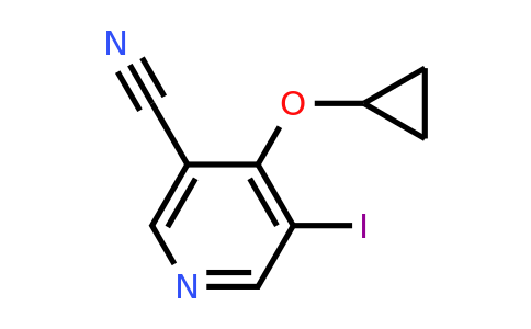 CAS 1243472-53-8 | 4-Cyclopropoxy-5-iodonicotinonitrile