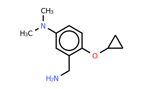 CAS 1243472-55-0 | 3-(Aminomethyl)-4-cyclopropoxy-N,n-dimethylaniline