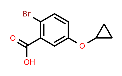 CAS 1243472-56-1 | 2-Bromo-5-cyclopropoxybenzoic acid