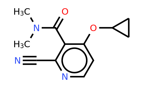 CAS 1243472-57-2 | 2-Cyano-4-cyclopropoxy-N,n-dimethylnicotinamide