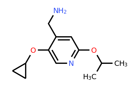 CAS 1243472-61-8 | (5-Cyclopropoxy-2-isopropoxypyridin-4-YL)methanamine