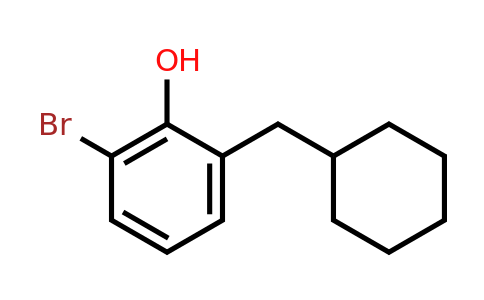 CAS 1243472-63-0 | 2-Bromo-6-(cyclohexylmethyl)phenol