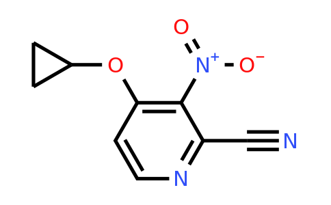 CAS 1243472-67-4 | 4-Cyclopropoxy-3-nitropicolinonitrile