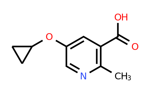 CAS 1243472-71-0 | 5-Cyclopropoxy-2-methylnicotinic acid
