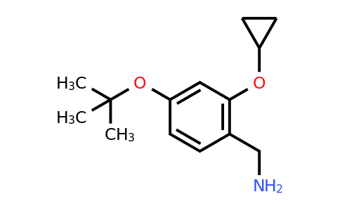 CAS 1243472-72-1 | (4-Tert-butoxy-2-cyclopropoxyphenyl)methanamine