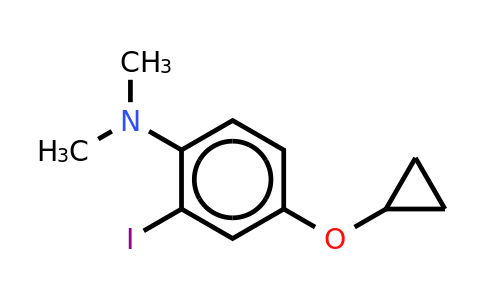 CAS 1243472-74-3 | 4-Cyclopropoxy-2-iodo-N,n-dimethylaniline