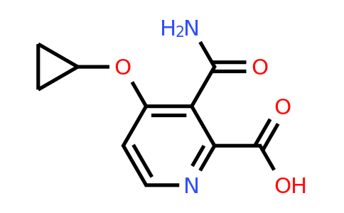 CAS 1243472-76-5 | 3-Carbamoyl-4-cyclopropoxypicolinic acid
