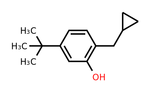 CAS 1243472-77-6 | 5-Tert-butyl-2-(cyclopropylmethyl)phenol