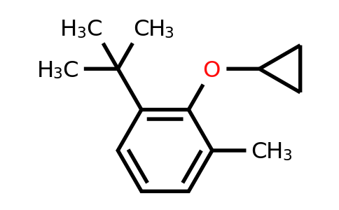 CAS 1243472-82-3 | 1-Tert-butyl-2-cyclopropoxy-3-methylbenzene