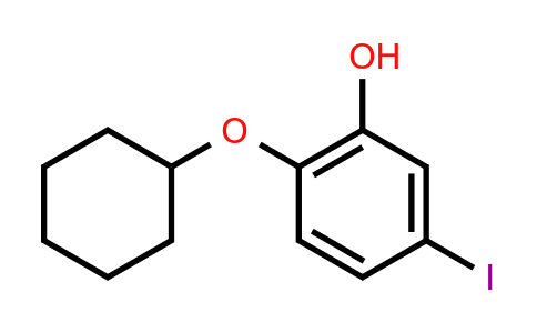 CAS 1243472-90-3 | 2-(Cyclohexyloxy)-5-iodophenol