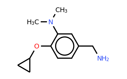 CAS 1243472-96-9 | 5-(Aminomethyl)-2-cyclopropoxy-N,n-dimethylaniline