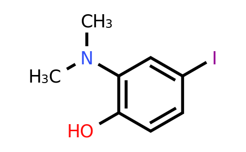 CAS 1243472-97-0 | 2-(Dimethylamino)-4-iodophenol