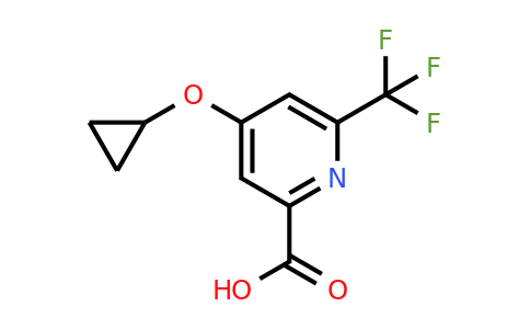 CAS 1243472-99-2 | 4-Cyclopropoxy-6-(trifluoromethyl)picolinic acid