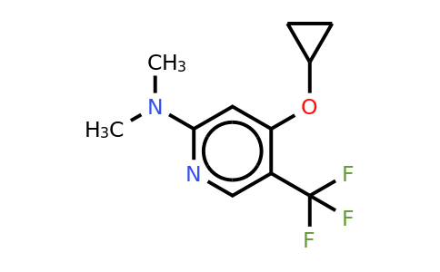 CAS 1243473-00-8 | 4-Cyclopropoxy-N,n-dimethyl-5-(trifluoromethyl)pyridin-2-amine