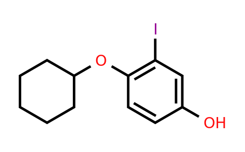 CAS 1243473-01-9 | 4-(Cyclohexyloxy)-3-iodophenol
