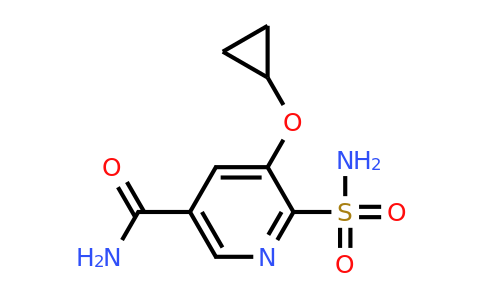 CAS 1243473-02-0 | 5-Cyclopropoxy-6-sulfamoylnicotinamide
