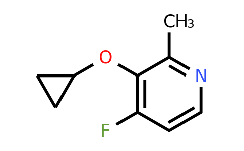 CAS 1243473-03-1 | 3-Cyclopropoxy-4-fluoro-2-methylpyridine