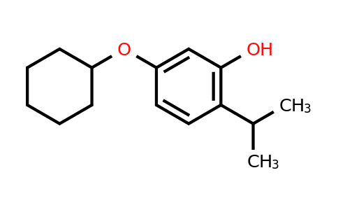 CAS 1243473-04-2 | 5-(Cyclohexyloxy)-2-isopropylphenol
