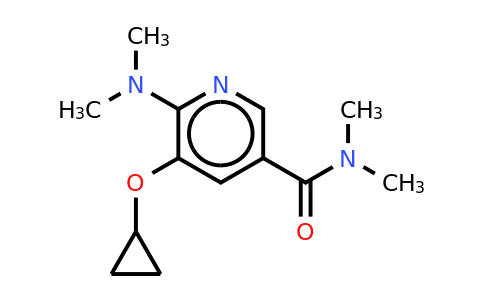 CAS 1243473-05-3 | 5-Cyclopropoxy-6-(dimethylamino)-N,n-dimethylnicotinamide