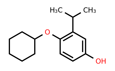 CAS 1243473-11-1 | 4-(Cyclohexyloxy)-3-isopropylphenol