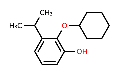 CAS 1243473-14-4 | 2-(Cyclohexyloxy)-3-isopropylphenol