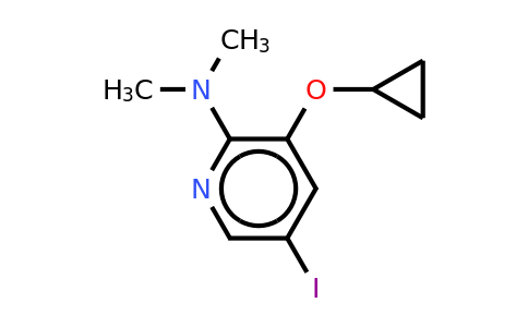 CAS 1243473-15-5 | 3-Cyclopropoxy-5-iodo-N,n-dimethylpyridin-2-amine