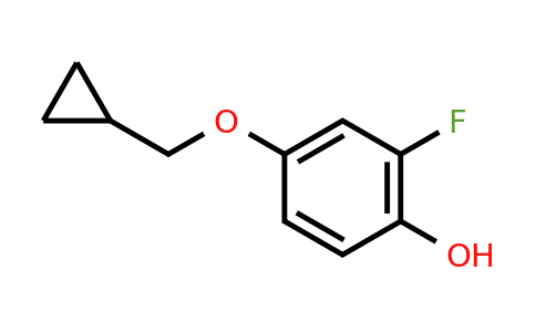 CAS 1243473-16-6 | 4-(Cyclopropylmethoxy)-2-fluorophenol