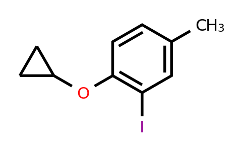 CAS 1243473-17-7 | 1-Cyclopropoxy-2-iodo-4-methylbenzene