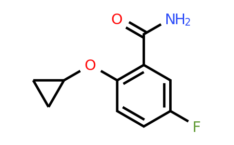 CAS 1243473-19-9 | 2-Cyclopropoxy-5-fluorobenzamide