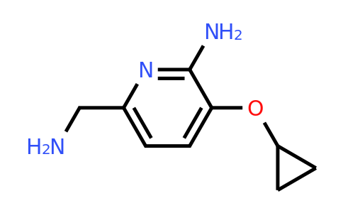 CAS 1243473-20-2 | 6-(Aminomethyl)-3-cyclopropoxypyridin-2-amine
