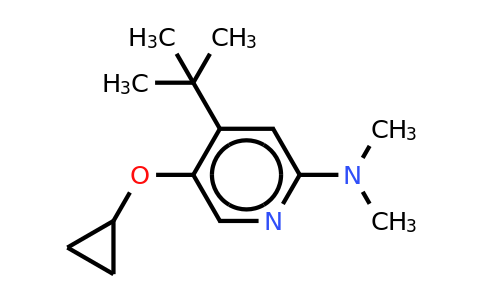 CAS 1243473-22-4 | 4-Tert-butyl-5-cyclopropoxy-N,n-dimethylpyridin-2-amine