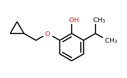 CAS 1243473-23-5 | 2-(Cyclopropylmethoxy)-6-isopropylphenol