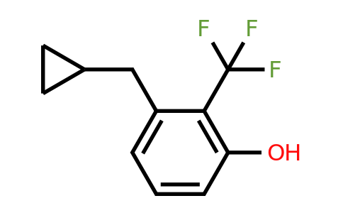 CAS 1243473-24-6 | 3-(Cyclopropylmethyl)-2-(trifluoromethyl)phenol