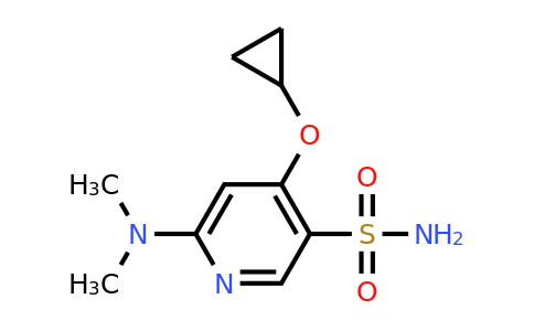 CAS 1243473-27-9 | 4-Cyclopropoxy-6-(dimethylamino)pyridine-3-sulfonamide