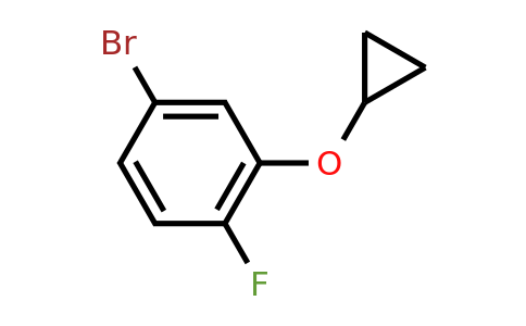CAS 1243473-28-0 | 4-Bromo-2-cyclopropoxy-1-fluorobenzene