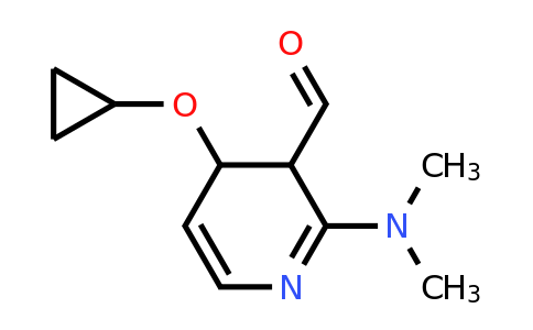 CAS 1243473-37-1 | 4-Cyclopropoxy-2-(dimethylamino)-3,4-dihydropyridine-3-carbaldehyde