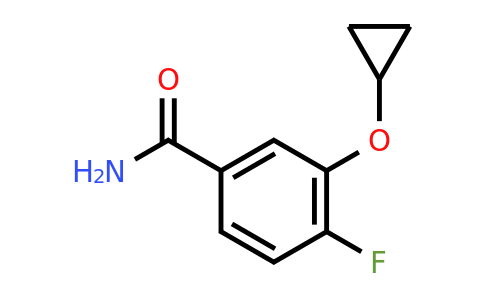 CAS 1243473-39-3 | 3-Cyclopropoxy-4-fluorobenzamide