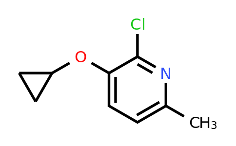 CAS 1243473-43-9 | 2-Chloro-3-cyclopropoxy-6-methylpyridine