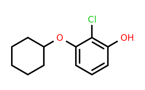 CAS 1243473-45-1 | 2-Chloro-3-(cyclohexyloxy)phenol