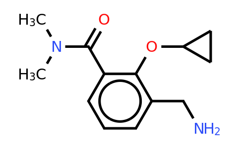 CAS 1243473-48-4 | 3-(Aminomethyl)-2-cyclopropoxy-N,n-dimethylbenzamide