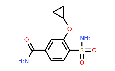 CAS 1243473-49-5 | 3-Cyclopropoxy-4-sulfamoylbenzamide