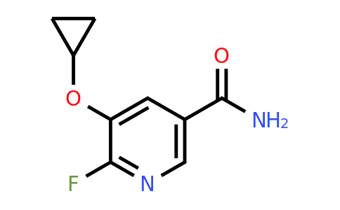 CAS 1243473-59-7 | 5-Cyclopropoxy-6-fluoronicotinamide