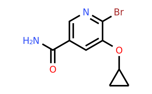 CAS 1243473-64-4 | 6-Bromo-5-cyclopropoxynicotinamide