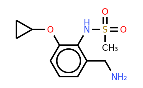 CAS 1243473-65-5 | N-(2-(aminomethyl)-6-cyclopropoxyphenyl)methanesulfonamide