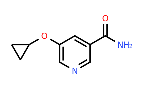 CAS 1243473-66-6 | 5-Cyclopropoxypyridine-3-carboxamide