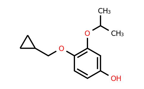 CAS 1243473-74-6 | 4-(Cyclopropylmethoxy)-3-isopropoxyphenol