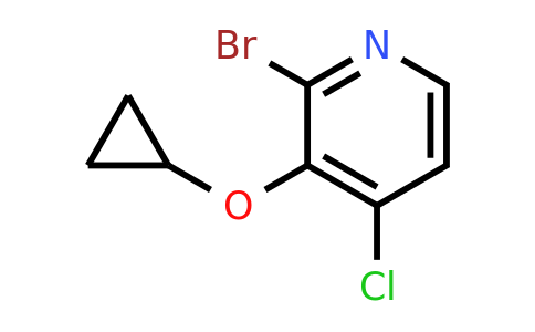 CAS 1243473-77-9 | 2-Bromo-4-chloro-3-cyclopropoxypyridine